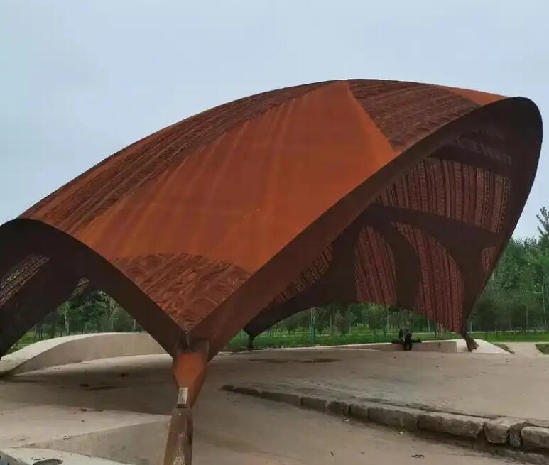 改则耐候钢幕墙案例